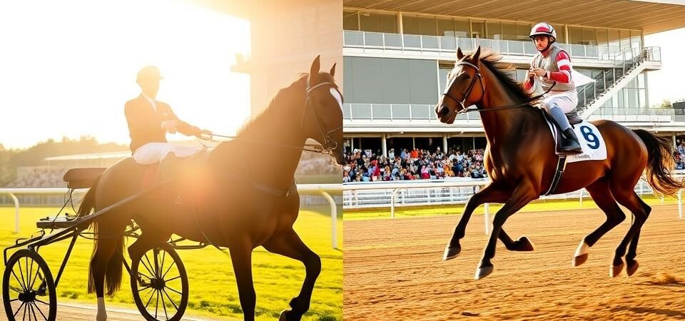Les spécificités des courses de trot vs galop